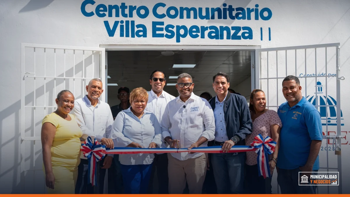 Propeep entrega centro comunitario en Villa Esperanza II en SDN, con una inversión de RD$3.7 millones