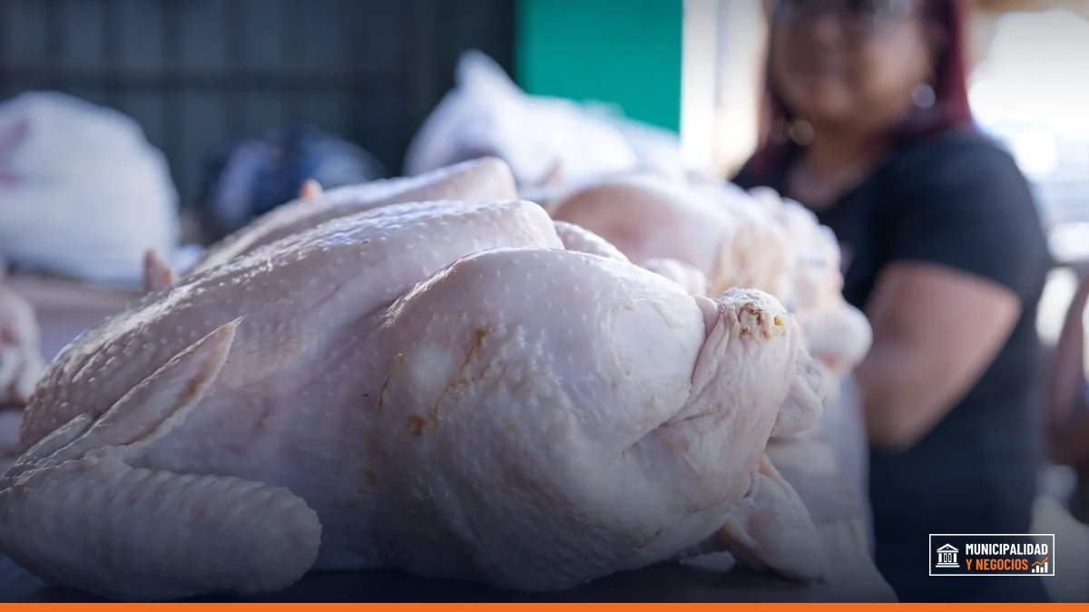 Consumidores adquieren pollo en carnicerías del Gran Santo Domingo.