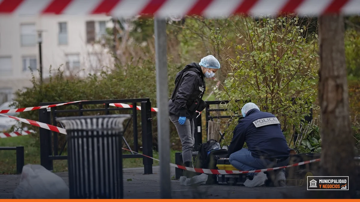 Imagen de un lugar de los hechos en las afueras de París, donde ocurrieron los tiroteos.