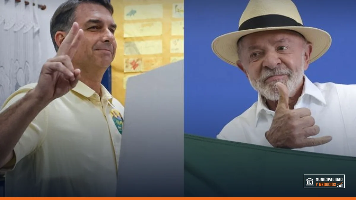 Candidatos en un debate televisado en Brasil