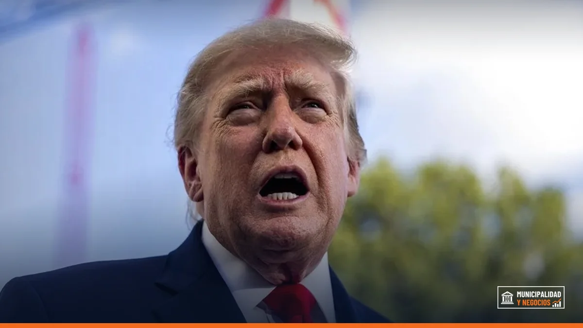 Donald Trump durante una comparecencia en la Casa Blanca.