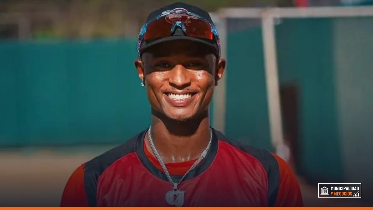 Carlos Jorge en acción durante un partido con los Gigantes del Cibao.